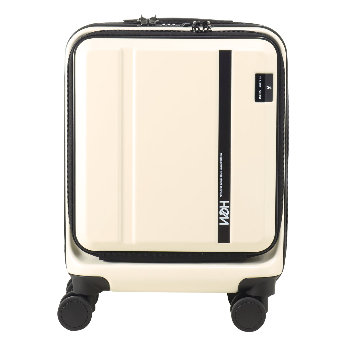 ヘム×トランジットラウンジ スーツケース 21L 機内持ち込み フロントオープン 2